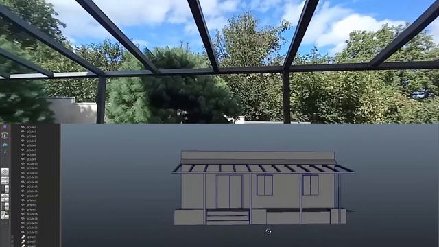 Терраса, проектирование и монтаж МК часть 2  #терраса #террасы
