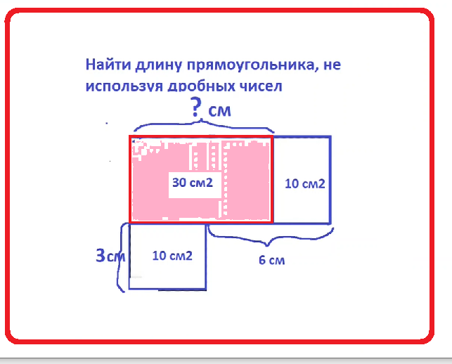 Длина прямоугольника 35