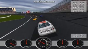 NASCAR Revolution PC Race #30 Gameplay (Darrell Waltrip) (Atlanta) (9 Laps)