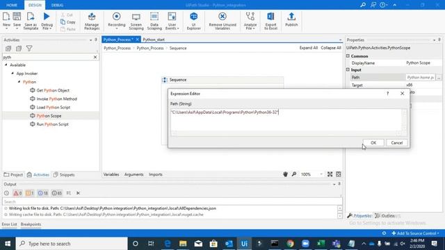 How to Run Python Script in UiPath