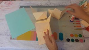 3d дом из бумаги