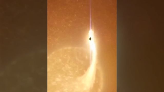 Визуализация «как чёрная дыра пожирает звезду» смотреть онлайн