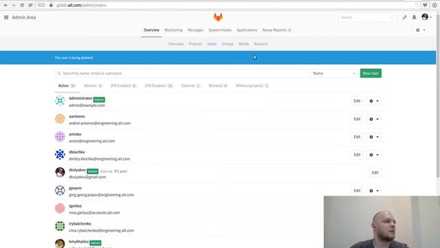 GitLab как создать юзера