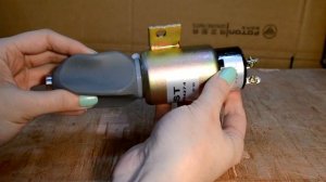 Клапан отсечки топлива соленоид 24V 3864274 Cummins