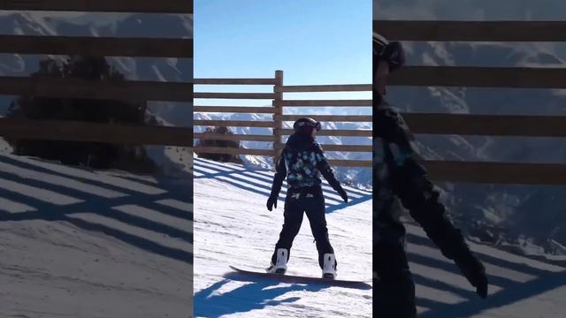 #short #shortsvideo что-то на классном 🏂 #узбекистан #амирсай #горы #snowboarding #снег