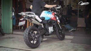 BMW G 310 GS modified with REMUS Hexacon Exhaust| Exhaust check | Sound Check | Omura TV prod.