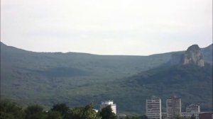 Панорама гор Железноводска. Вид от горы Развалка.