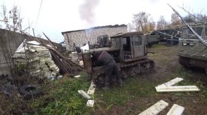 Этот старый трактор Удивил!!! Испытания в болоте Т-74.