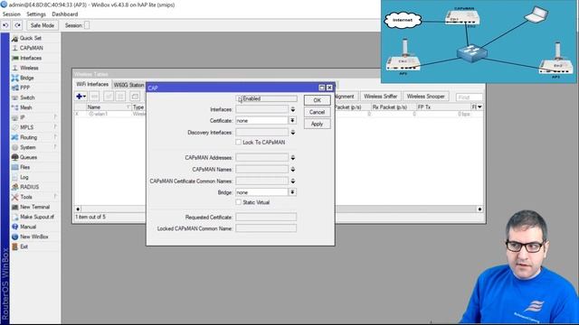Connecting all CAPs to the MikroTik CAPsMAN смотреть онлайн
