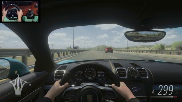2016 Porsche Cayman GT4 | Forza Horizon 5 | Steering Wheel Gameplay смотреть онлайн