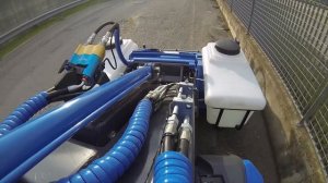 Щетка с бункером на мини погрузчик MultiOne