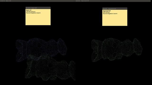 Comparing between naive and kd-tree ICP using PyOpenGL смотреть онлайн