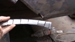 Mercedes restoration w123 230 видео 53, варим задние крылья и вставку арки крыла