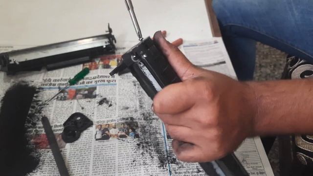 how to refill 12a cartridge | cartridge kaise refill karte hain смотреть онлайн