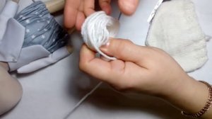 Как связать шапку  для куклы спицами. Урок №3