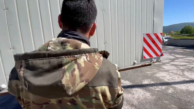 Везем большой негабарит. Манипулятор 19 тонн.