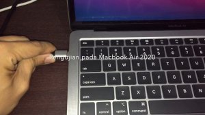Vention 5 in 1 USB-C Hub pada MacBook Air 2020 (No Talking)
