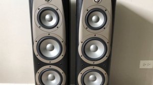 Infinity Alpha 40 3 Way Tower Home Floor Standing Speakers