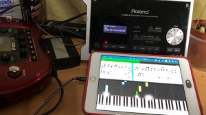 The gift - Roland SD-50 Mobile Studio Canvas