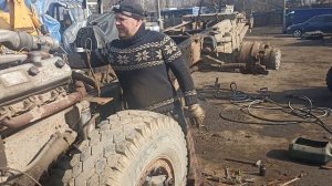 Тест двигателя Ямз 236 не турбо