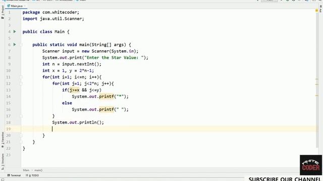#18 || "*" STAR PATTERN|| in |JAVA| Programming Language смотреть онлайн