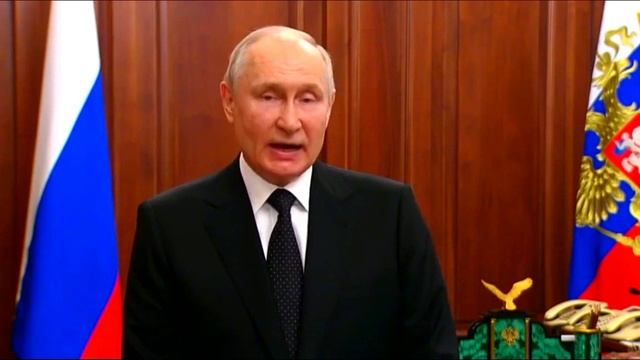 24.06.2023 Экстренное обращение Владимира Путина к гражданам России