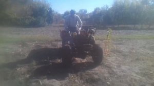 Мотоблок с мотором от бензопилы Дружба