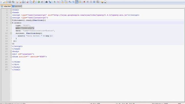 jquery ajax for bigginers