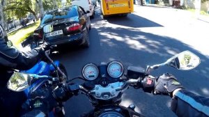 Покатухи на Honda Hornet 600 vs Honda CB400