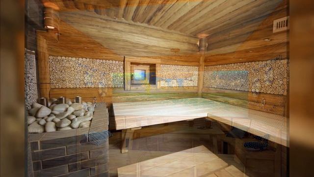 Интересные интерьеры бань.