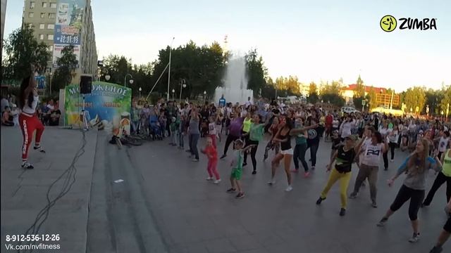 Зумба 26.06.2015 Надежда Смагулова. Нижневартовск смотреть онлайн