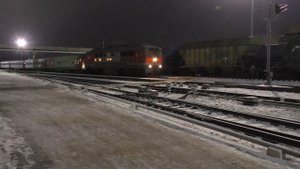Поезд Москва – Климов. Жд вокзал на станции Унеча