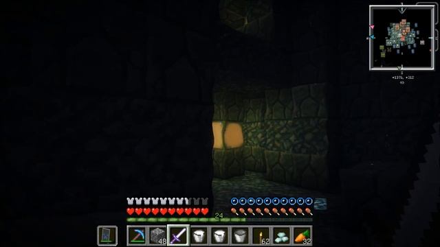 Добываем золото в подводной крепости!!! 18 - Приключения на платформе (Minecraft Let's Play) смотреть онлайн