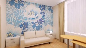 Отделка стен квартиры различными материалами.