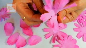 Пион своими руками из фоамирана копирую из  живого цветка! Цветы из фоамирана МК