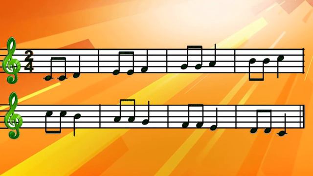 Гами в ритмі: До мажор 2/4 (складність 1-2 клас) + ритмічний ланцюжок (варіант 1) смотреть онлайн