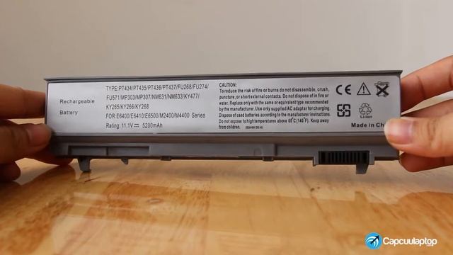Dell E6400 Battery - Cận cảnh pin laptop Dell E6400 - Capcuulaptop.com смотреть онлайн