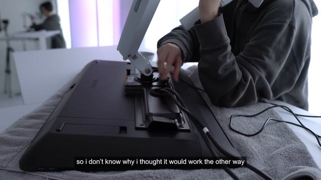 3D artist desk setup makeover / clean, white, minimal workspace, daily life vlog смотреть онлайн