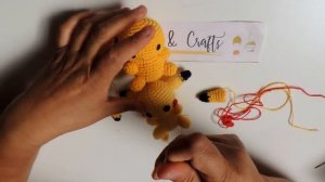 PIKACHU AMIGURUMI POKEMON CROCHET - TUTORIAL 2/2