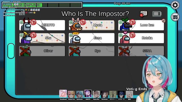 LANGUAGE SWAP AMONG US w/ Nijisanji GLOBAL 【NIJISANJI EN | Kyo Kaneko】