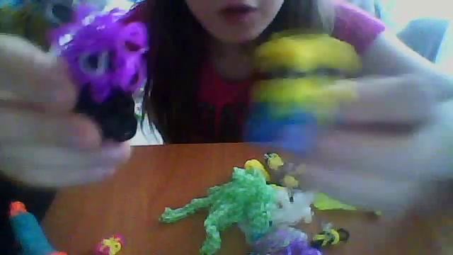 Обзор - на все мои браслеты и поделки из резинок. смотреть онлайн