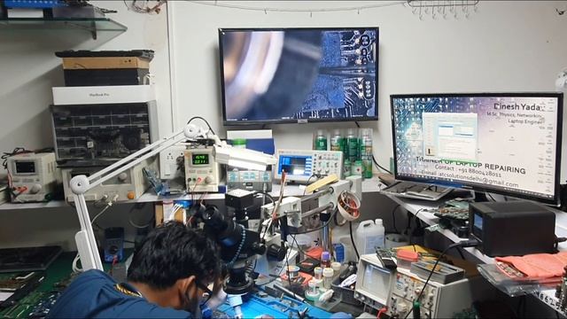 How To  SMC Reballing bring backs Logic Board to Life  MacBook Air A1466  Dinesh Yadav  2021 