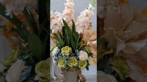 Напольная цветочная композиция. Букет в напольной вазе.