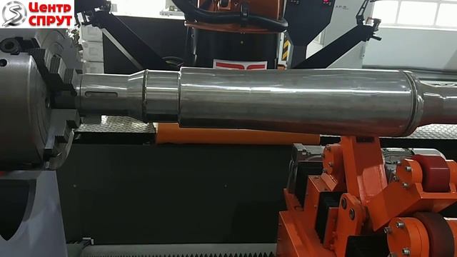 SprutCAM Аддитивные технологии Лазерная наплавка на вал роботом KUKA