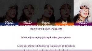 (G)I-DLE ((여자)아이들) - 'VISION' Lyrics [Color Coded_Han_Rom_Eng]