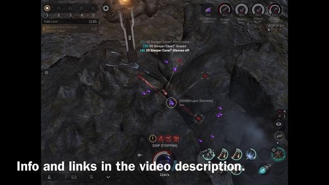 EvE Echoes. Dormant Realm. Tidal Lock Difficulty 1. First time TutorialGameplay