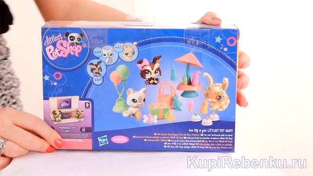 Зверюшки Littlest pet shop 3шт с аксессуарами смотреть онлайн