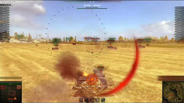 Прикол в World of Tanks на тестовом сервере, от Yastreb_25rus смотреть онлайн