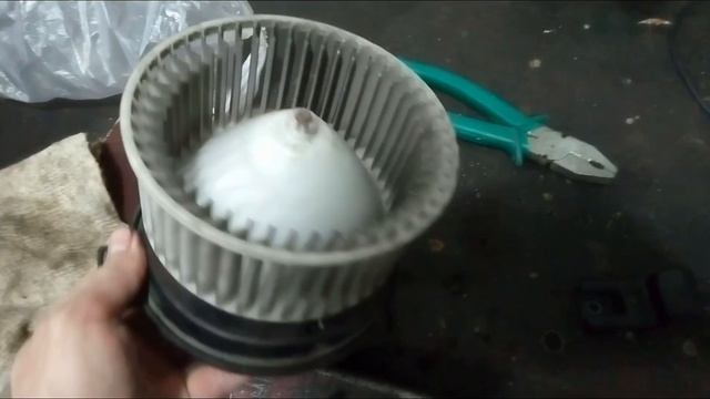 Ремонт вентилятора отопителя салона Honda CRV RD1 смотреть онлайн