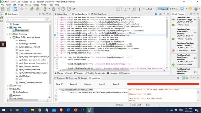 Demo 8 Katalon Studio - Cross-browser test, many more features for more bugs смотреть онлайн